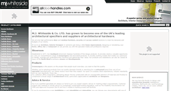 Desktop Screenshot of mjwhiteside.co.uk